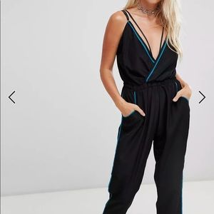 Plunge Silky Jumpsuit